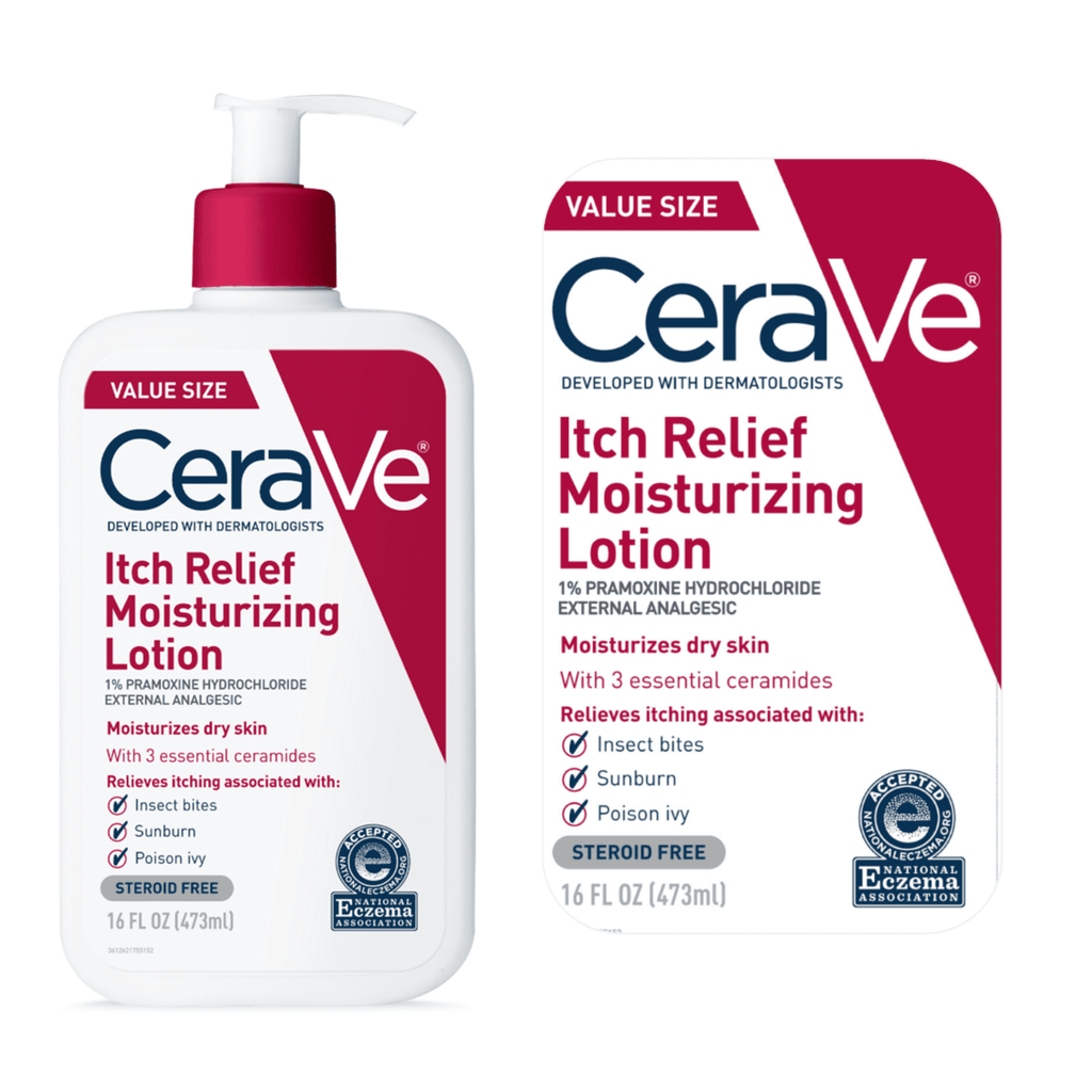 CeraVe Moisturizing Itch Relief Lotion with Pramoxine