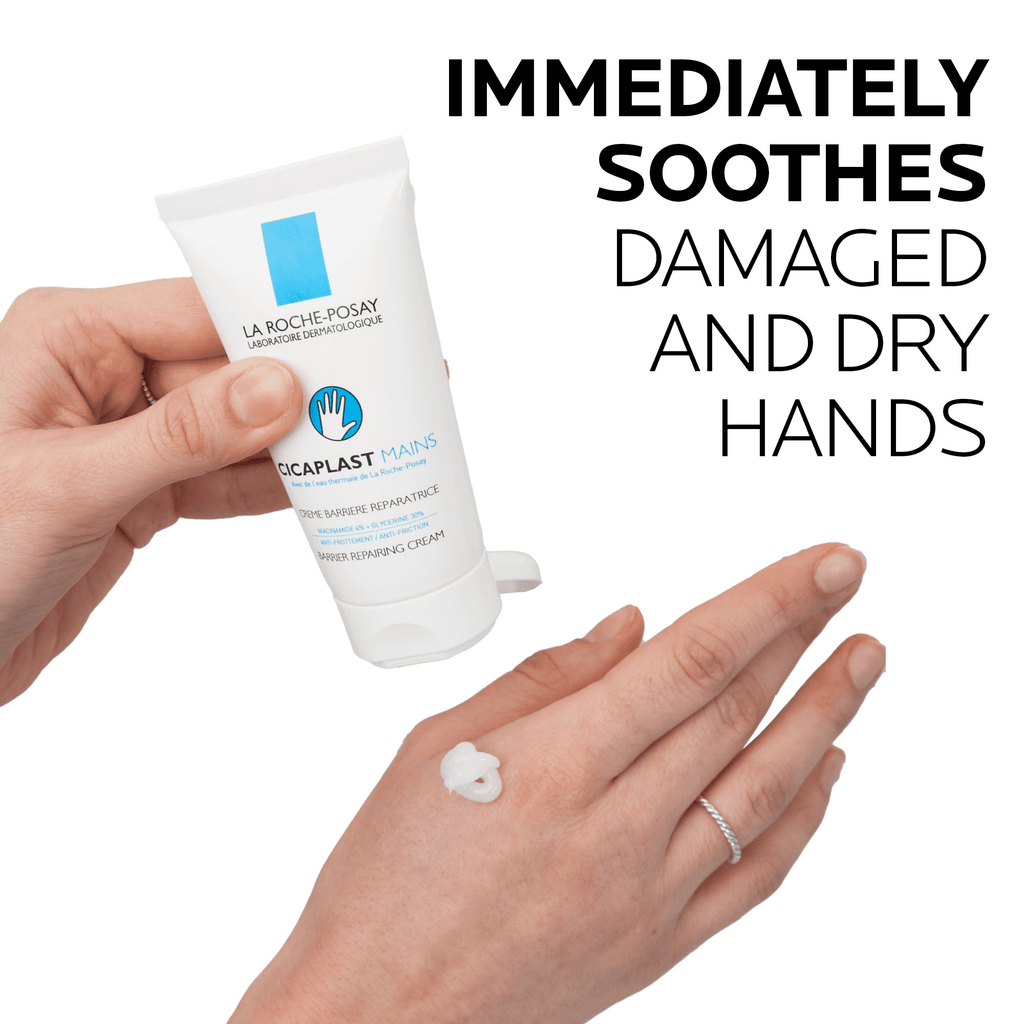 La Roche-Posay Cicaplast Hand Cream for Dry Hands, 1.69 fl oz