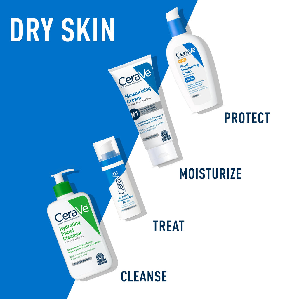 CeraVe Moisturizing Cream for Face and Body, Moisturizer for Normal to Dry SKin, 8 oz.