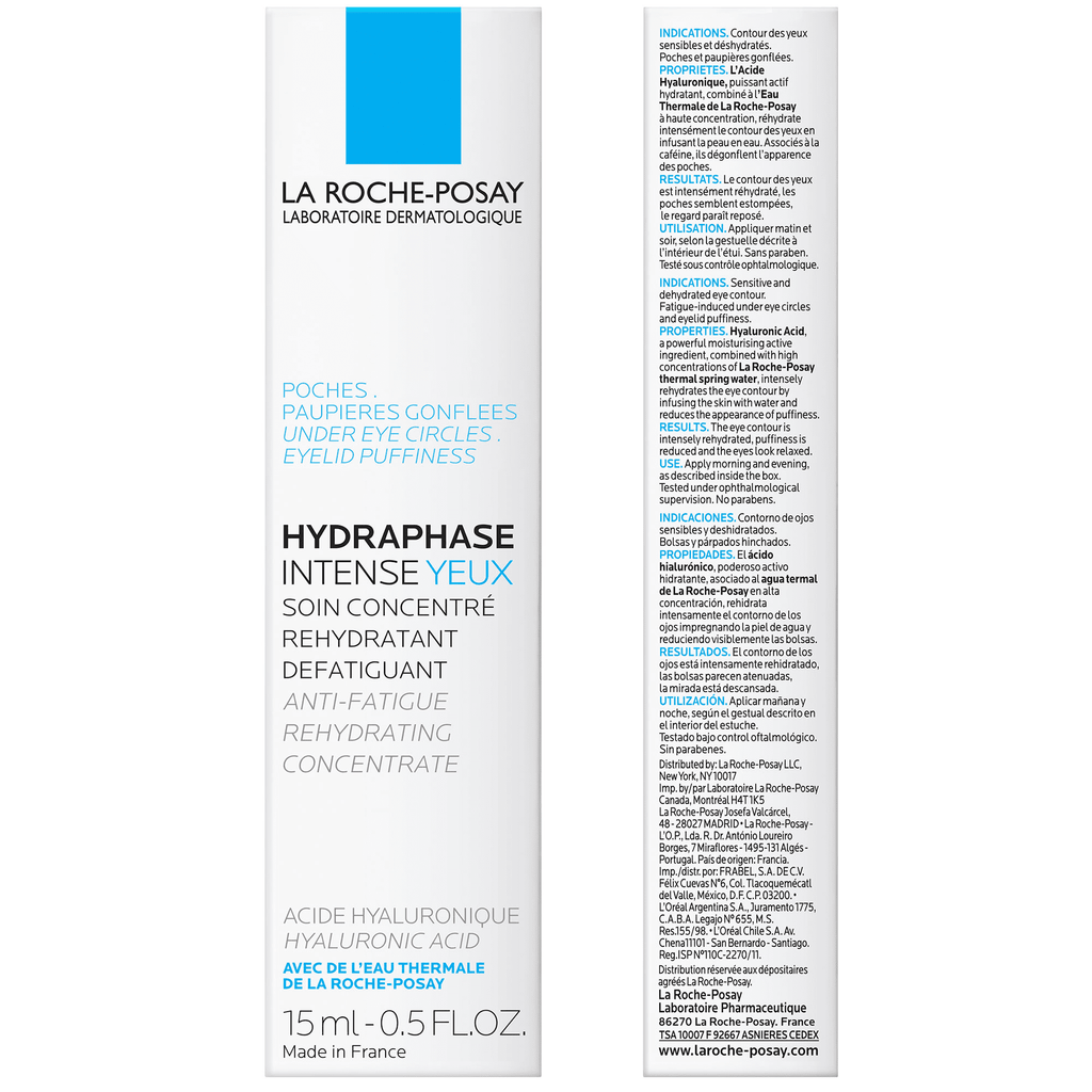 La Roche-Posay Hydraphase Intense Hyaluronic Acid Eye Cream, 0.5 fl oz