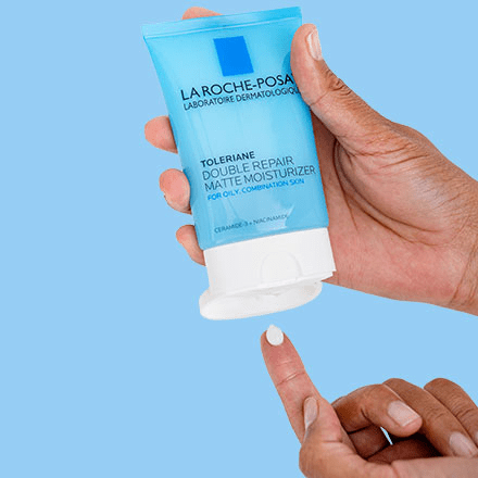 La Roche-Posay Toleriane Double Repair Oil-Free Matte Face Moisturizer for Oily Skin, 2.5 fl oz