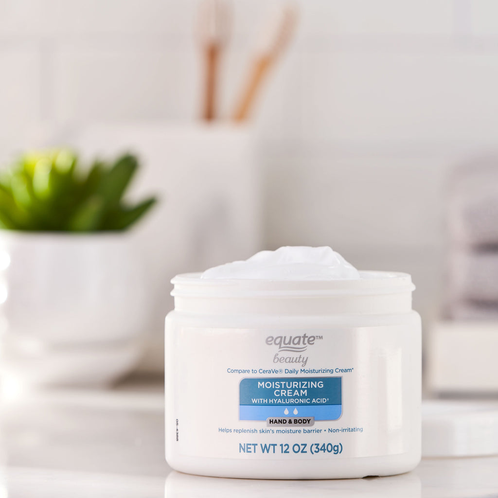 Equate Beauty Hand and Body Moisturizing Cream with Hyaluronic Acid, 12 oz
