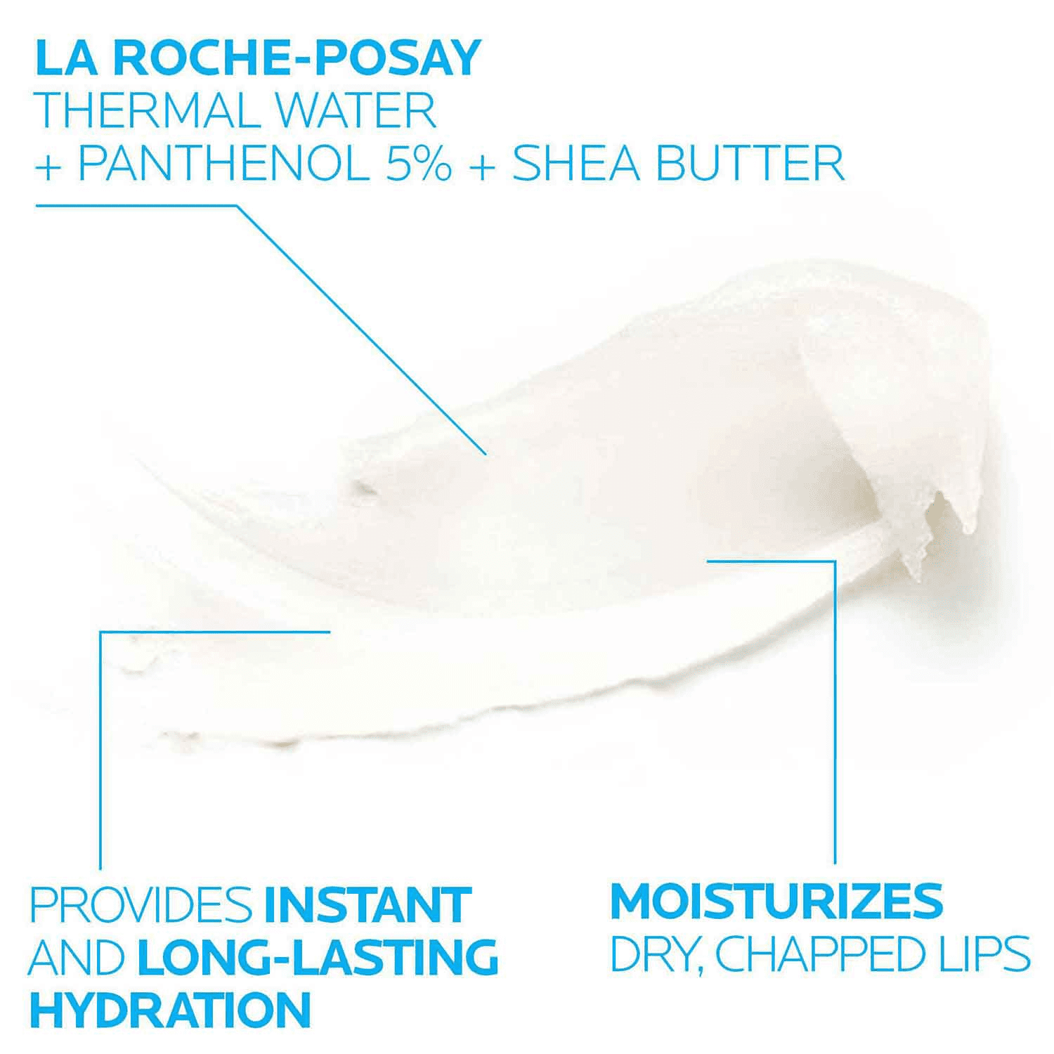 La Roche-Posay Cicaplast Hydration Restore Lip Balm, Fragrance-Free for Dry Lips, 0.25 fl oz