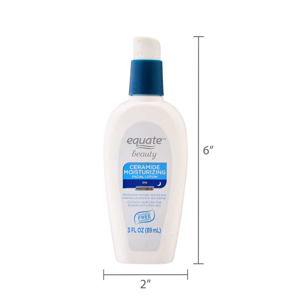 Equate Facial Moisturizing Lotion PM, 3 fl oz