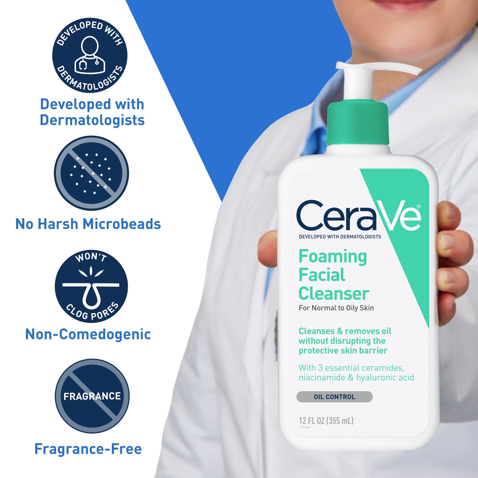 Cerave Normal to Oily Cleanser & Moisturizer Set