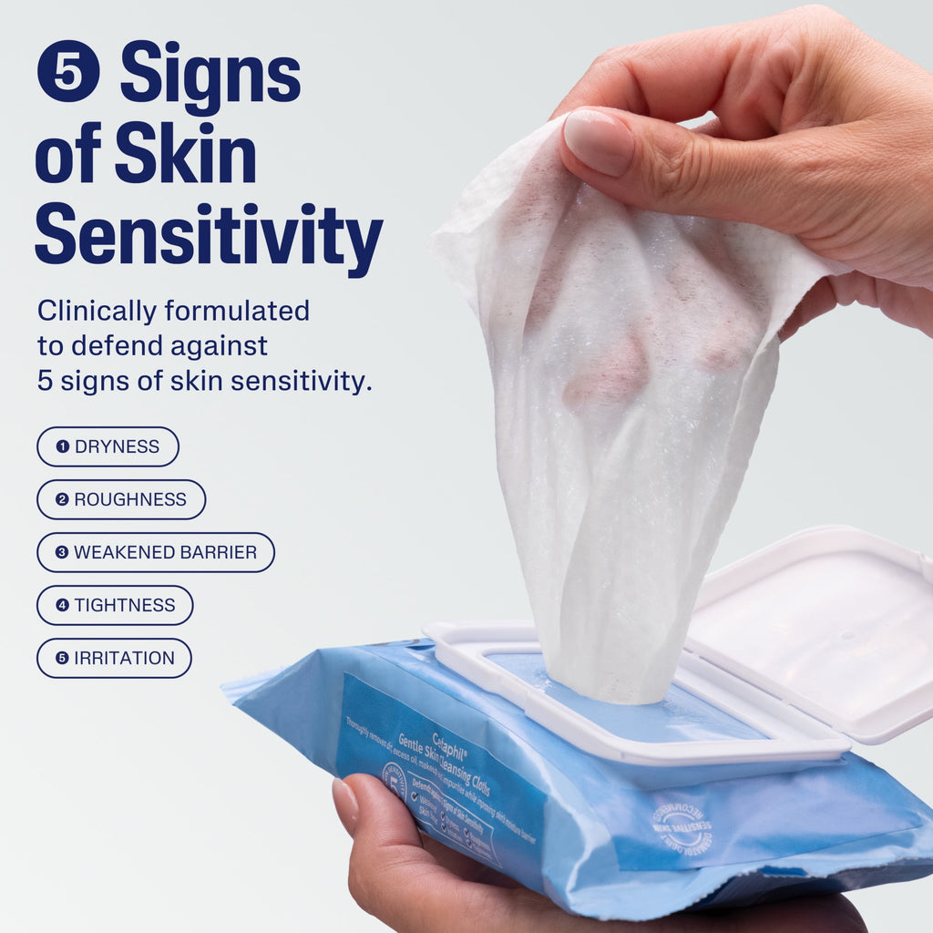 Cetaphil Gentle Skin Cleansing Cloths, 25 ct, Fragrance Free Face and Body Wipes