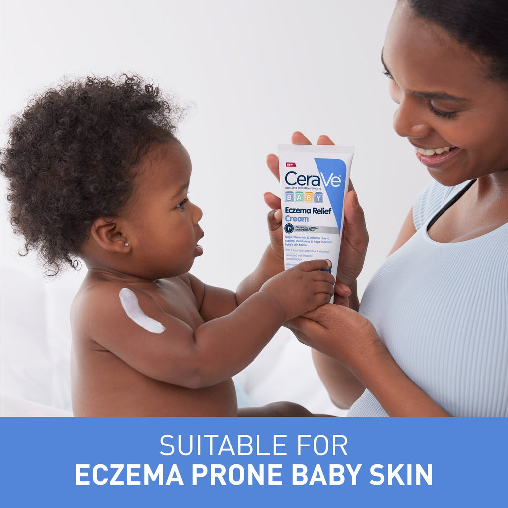 CeraVe Baby Eczema Relief Cream with 1% Colloidal Oatmeal to Soothe & Calm Itchy Skin 5 oz