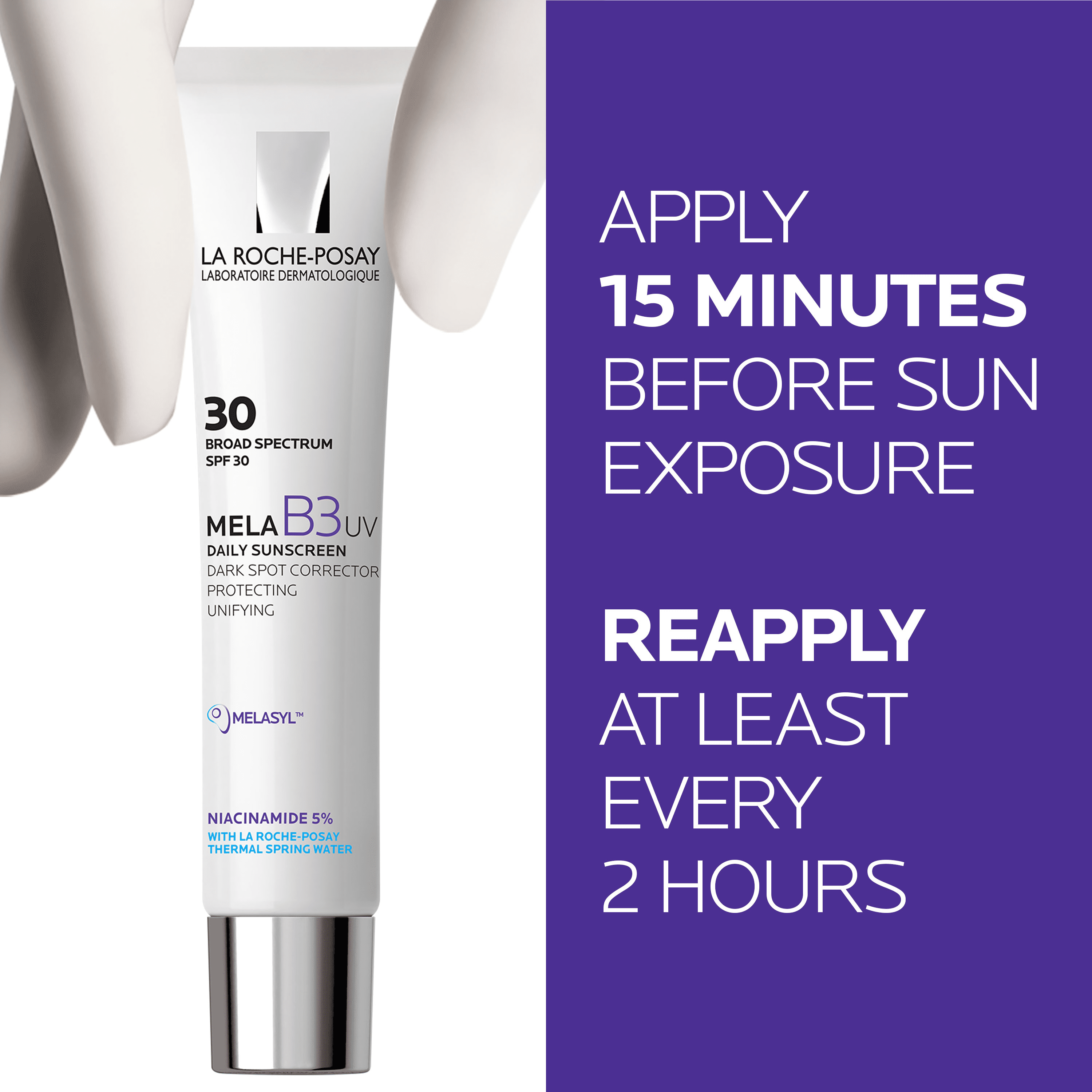 La Roche-Posay Mela B3 UV Daily Sunscreen SPF 30, 1.35 fl oz