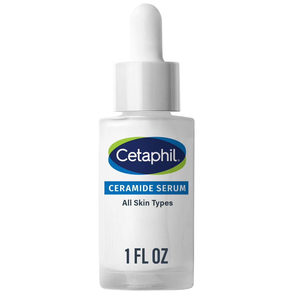 CETAPHIL Ceramide Face Serum, Lightweight Serum for All Skin Types, Ceramides, CICA & Allantoin, 1 fl oz