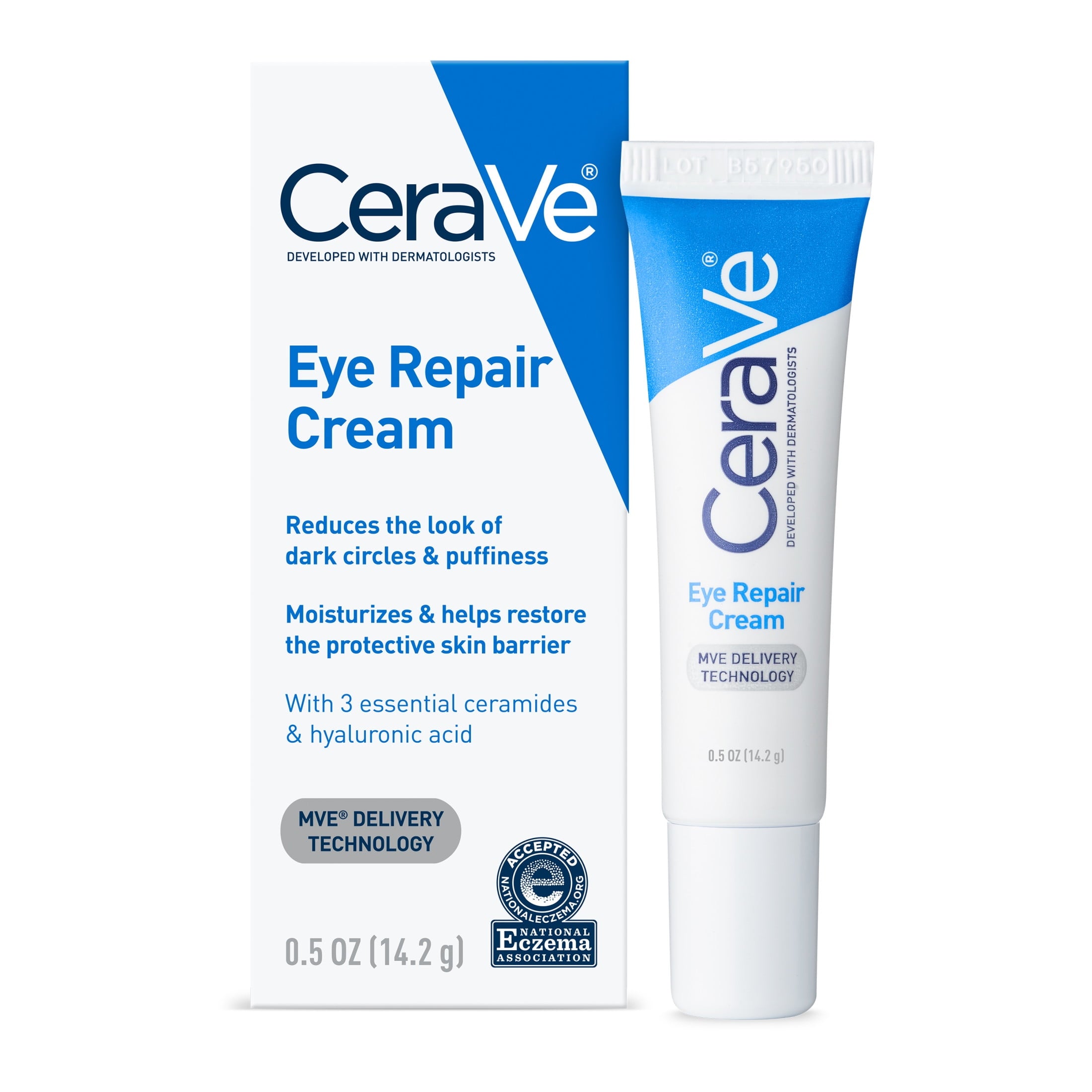 PR CeraVe Eye Repair Cream for Dark Circles and Puffiness, 0.5 oz