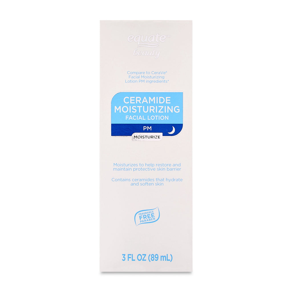 Equate Facial Moisturizing Lotion PM, 3 fl oz