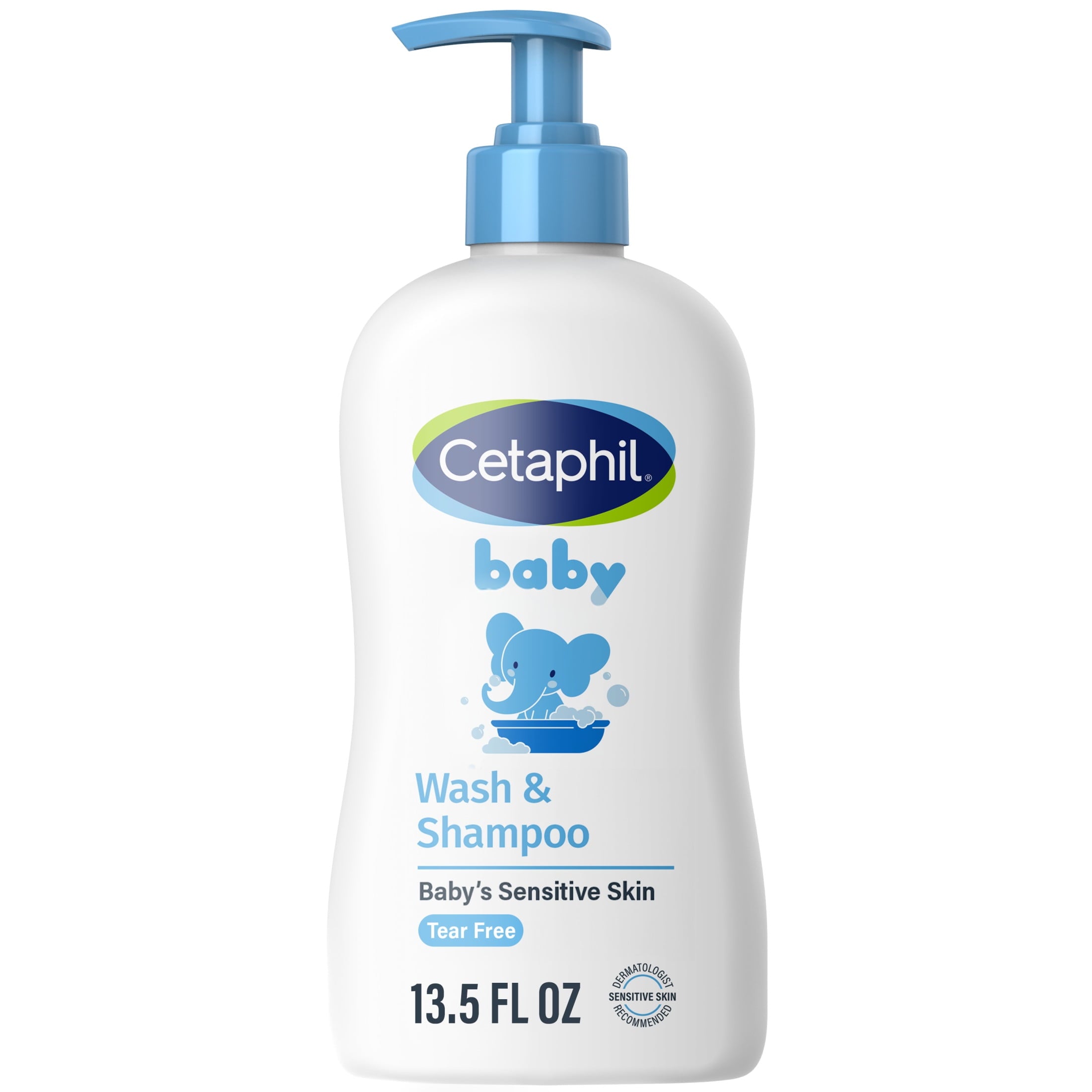 Cetaphil Baby Moisturizing Shampoo and Body Wash with Aloe Vera&nbsp;and Natural Calendula, 13.5 fl oz