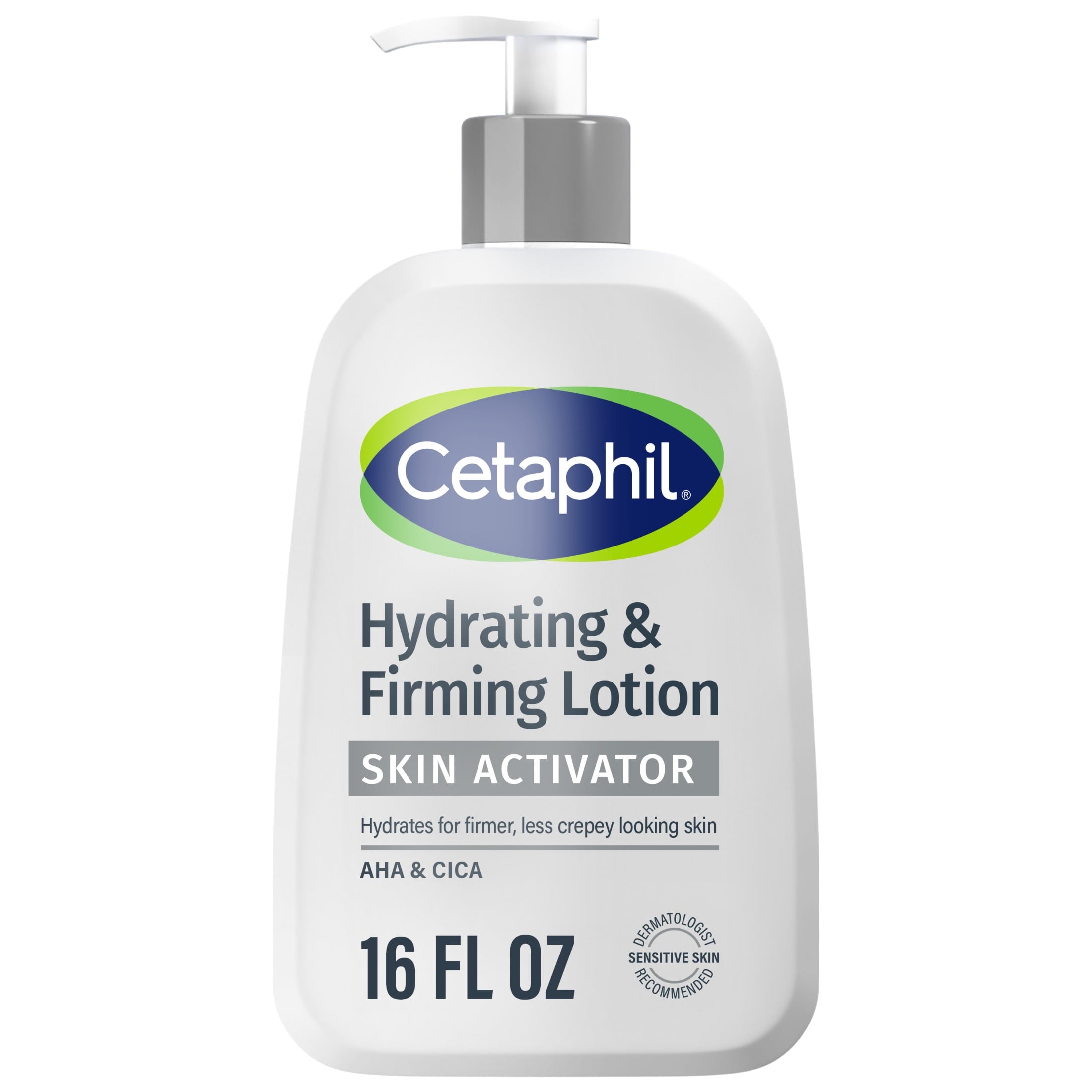 CETAPHIL Skin Activator Hydrating & Firming Body Lotion, Mandelic Acid (AHA) and Centella Asiatica (CICA) Body Moisturizer, Hydrates and Firms Aging Skin, Anti-Aging Body Skin Care, 16 oz