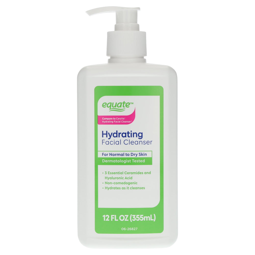 Equate Hydrating Facial Cleanser, 12 fl oz
