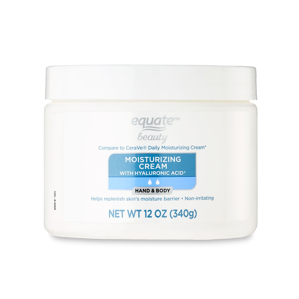 Equate Beauty Hand and Body Moisturizing Cream with Hyaluronic Acid, 12 oz