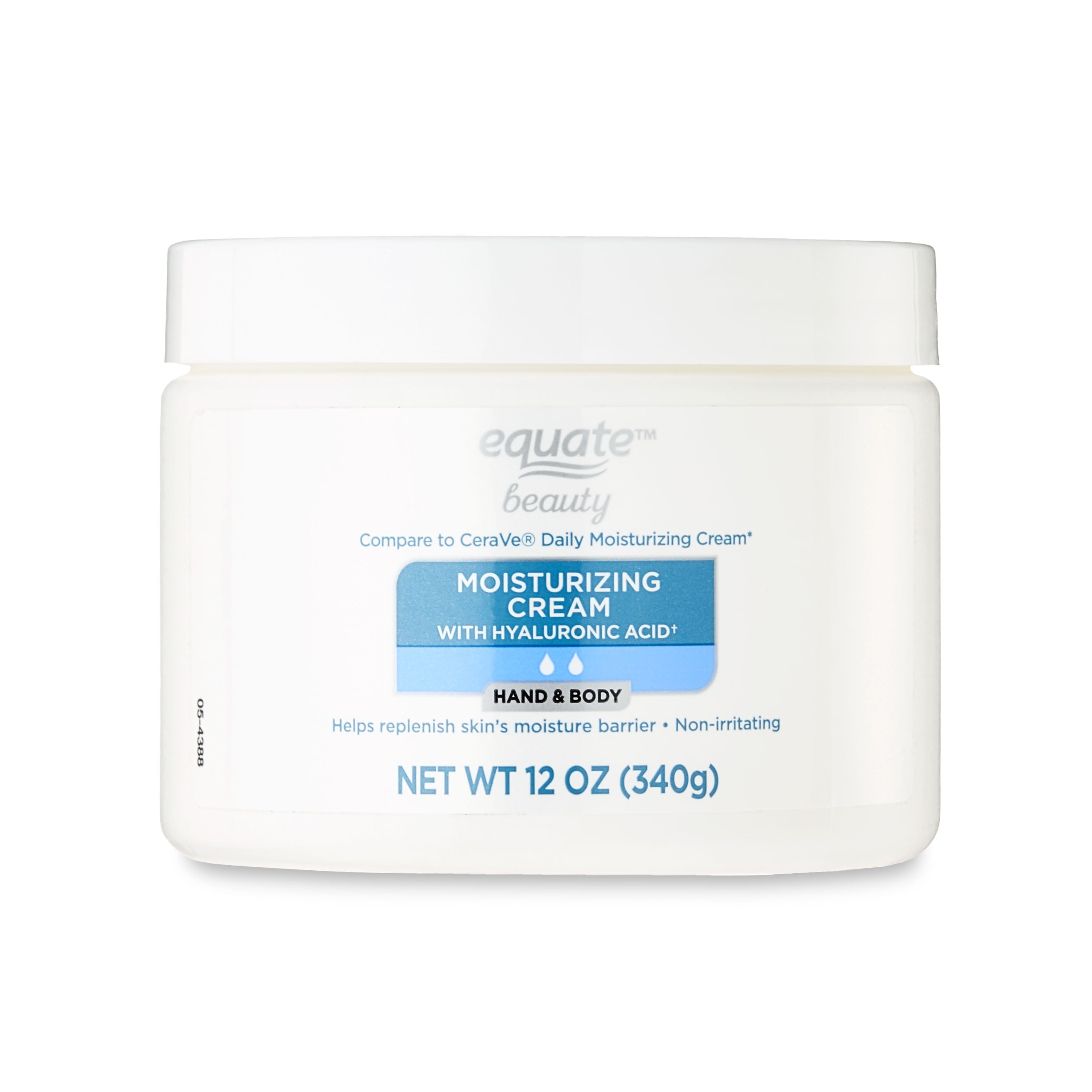 Equate Beauty Hand and Body Moisturizing Cream with Hyaluronic Acid, 12 oz