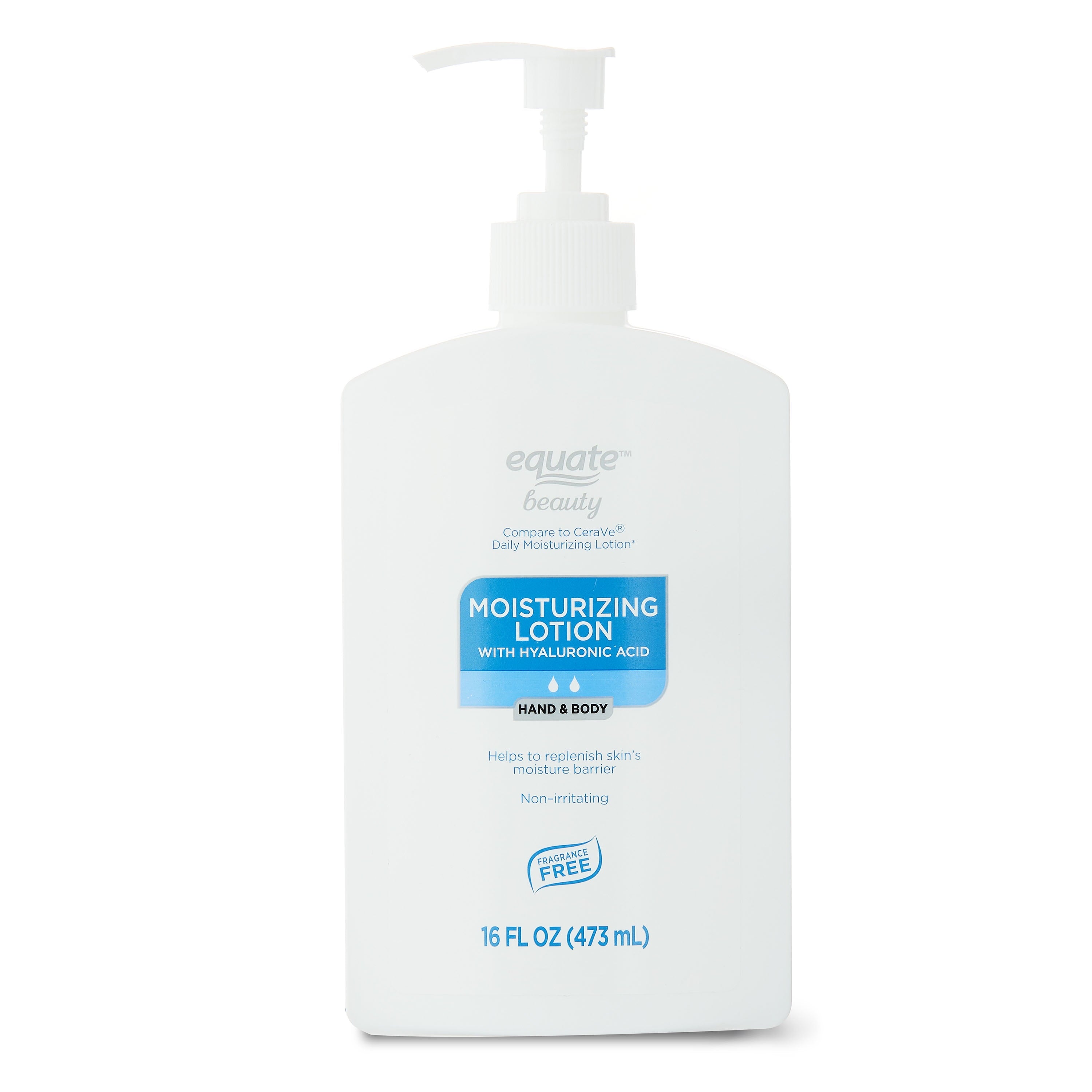 Equate Beauty Moisturizing Lotion with Hyaluronic Acid, 16 fl oz