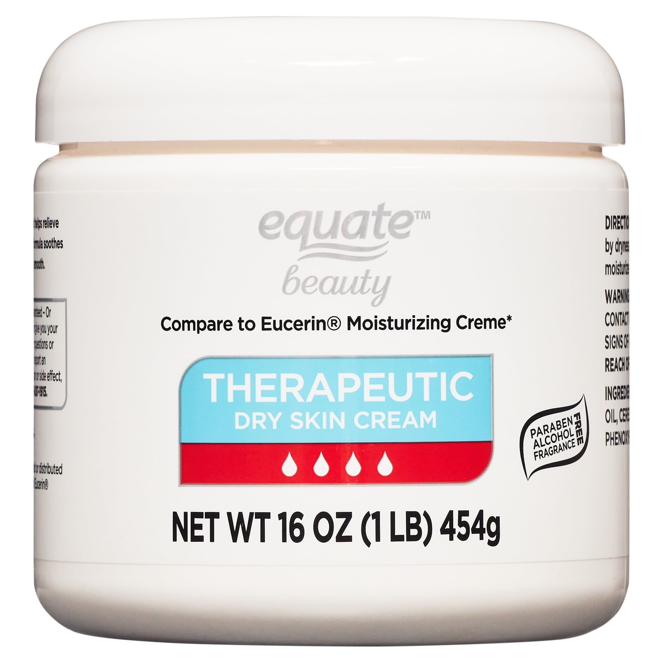 Equate Therapeutic Dry Skin Cream, 16 oz