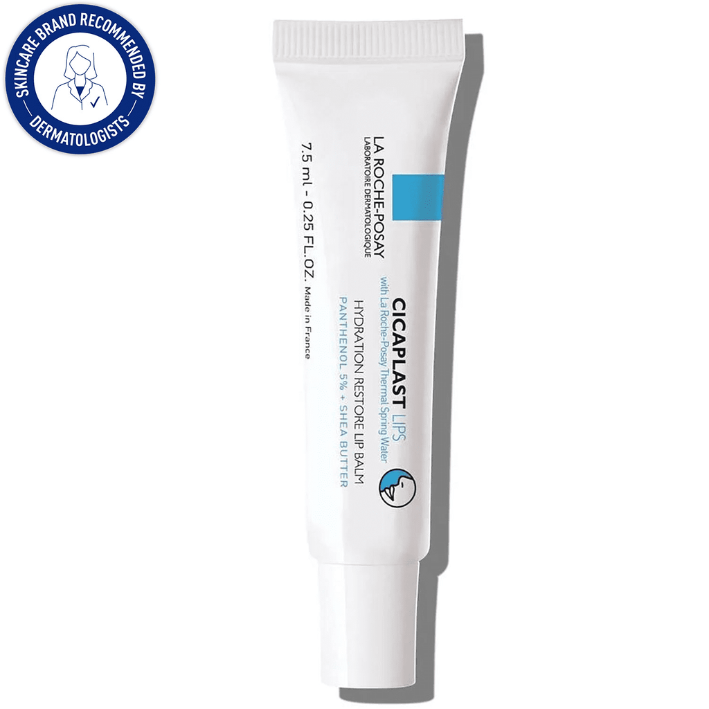 La Roche-Posay Cicaplast Hydration Restore Lip Balm, Fragrance-Free for Dry Lips, 0.25 fl oz