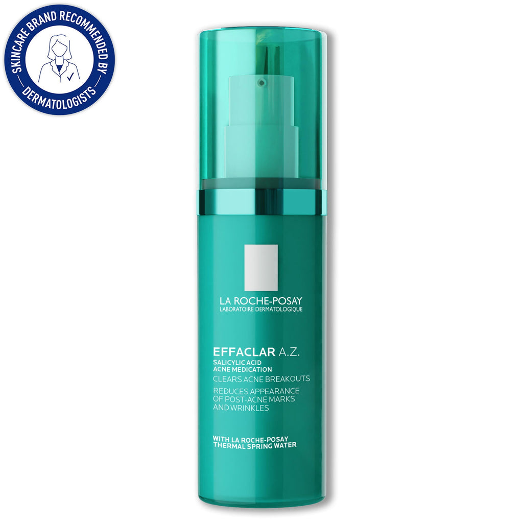 La Roche-Posay Effaclar AZ Acne Treatment Gel for Blemishes and Dark Spots with Salicylic Acid, 1.35 fl oz