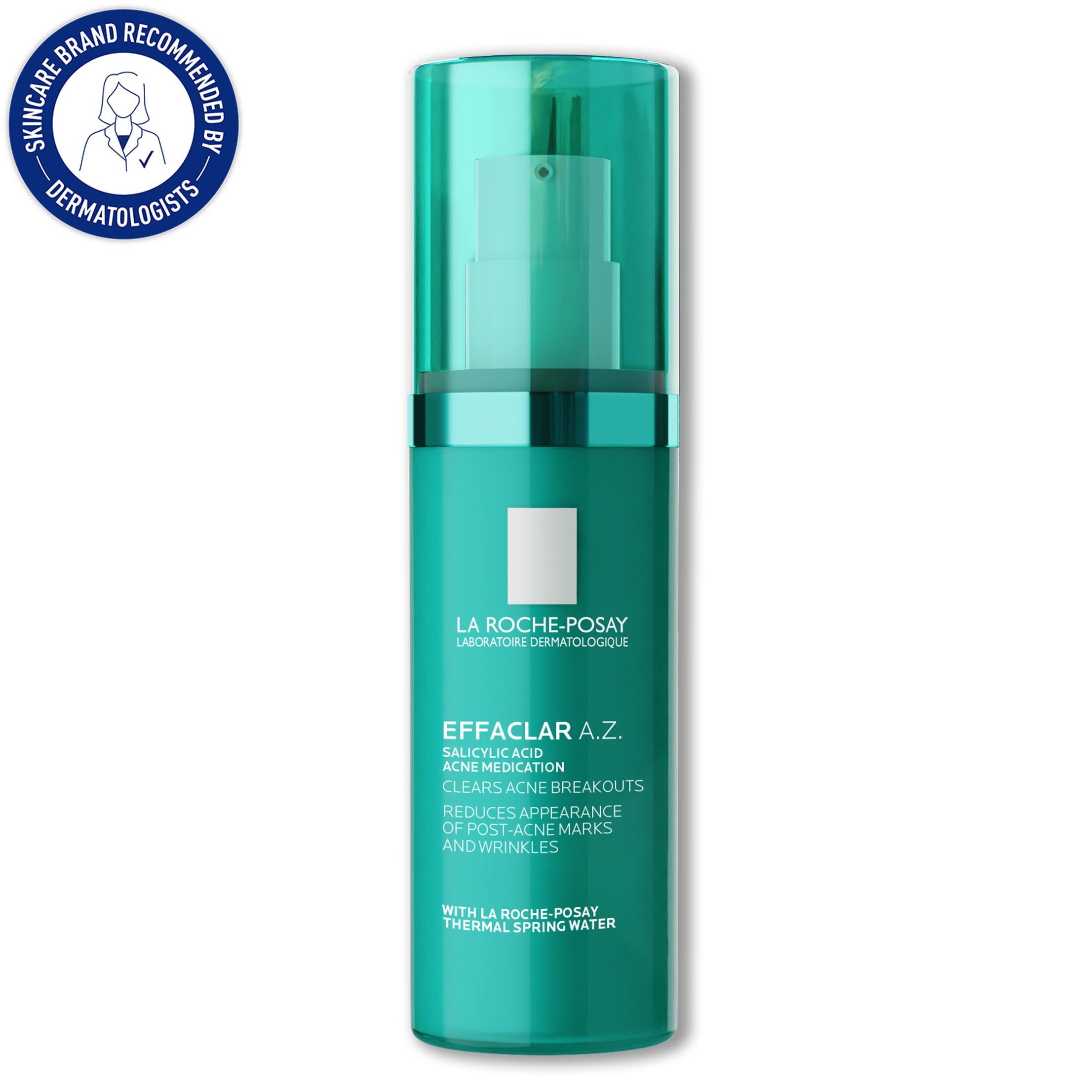 La Roche-Posay Effaclar AZ Acne Treatment Gel for Blemishes and Dark Spots with Salicylic Acid, 1.35 fl oz