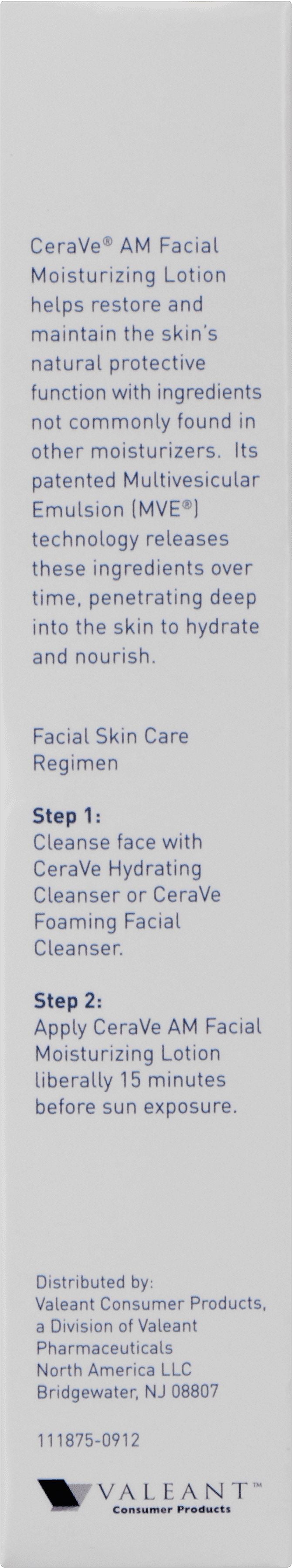 CeraVe Moisturizing Facial Lotion AM, SPF 30, 3 Ounce []