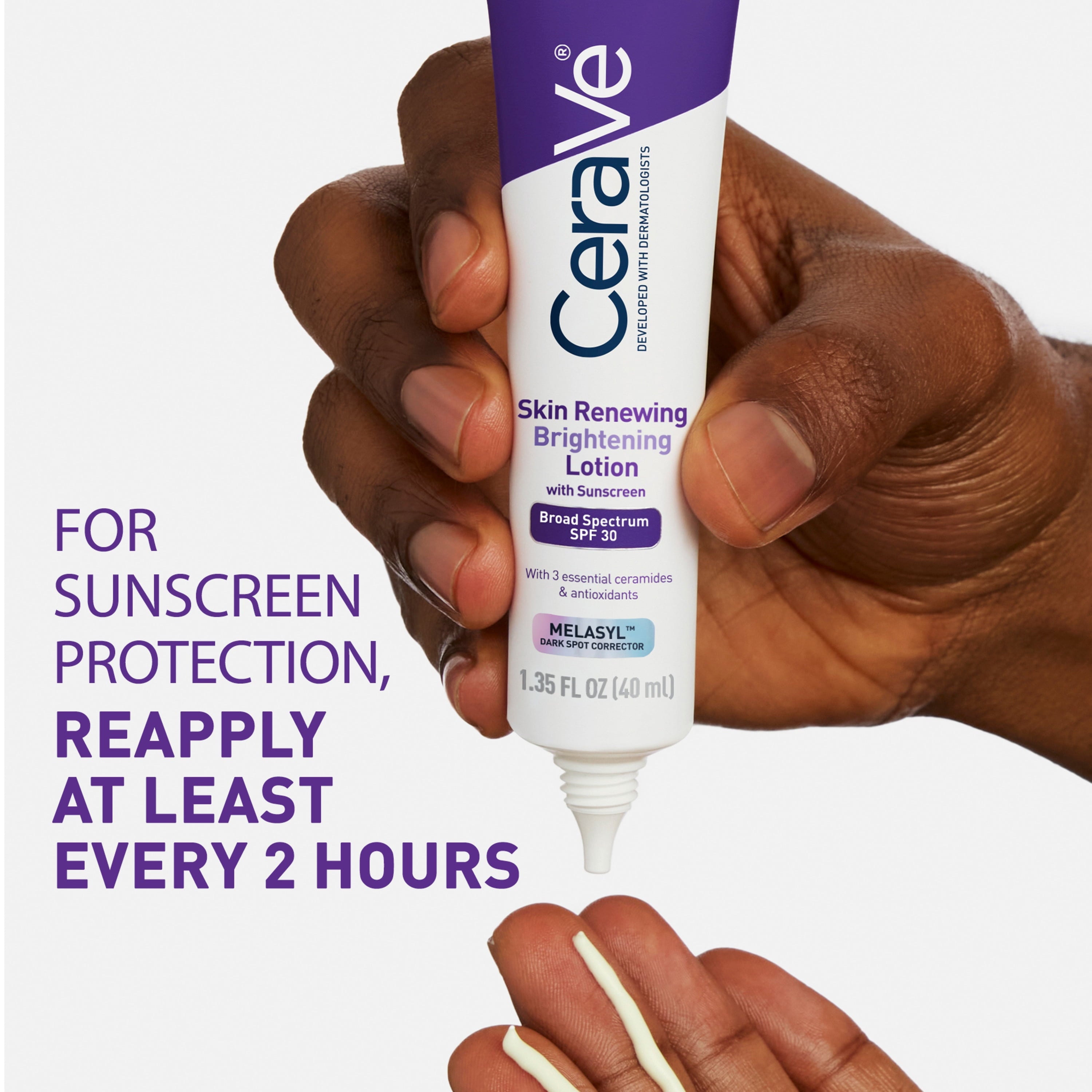 CeraVe Skin Renewing Brightening Lotion SPF 30 1.35 fl oz
