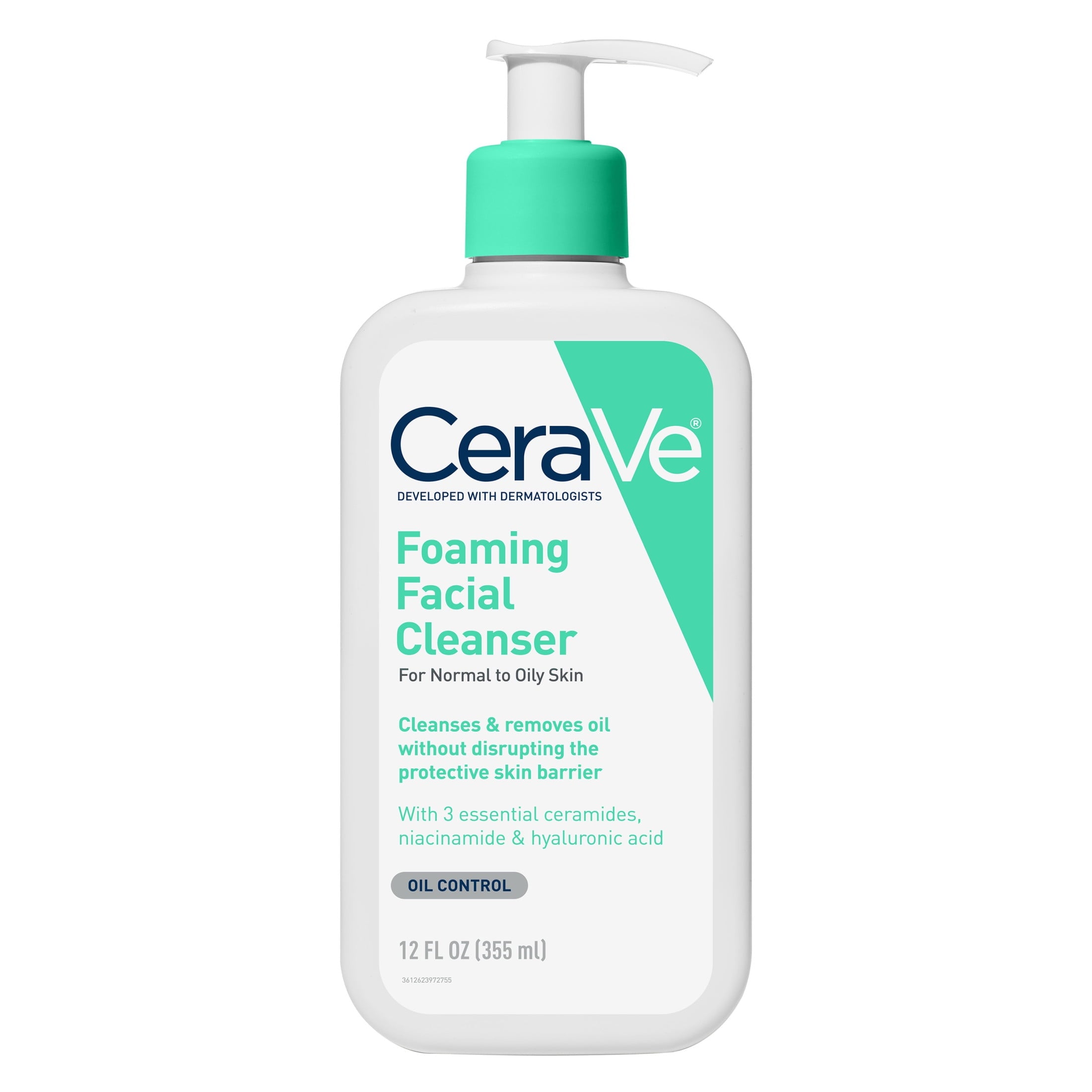 CeraVe Foaming Face Wash + Daily Moisturizing Lotion Bundle, 12 oz