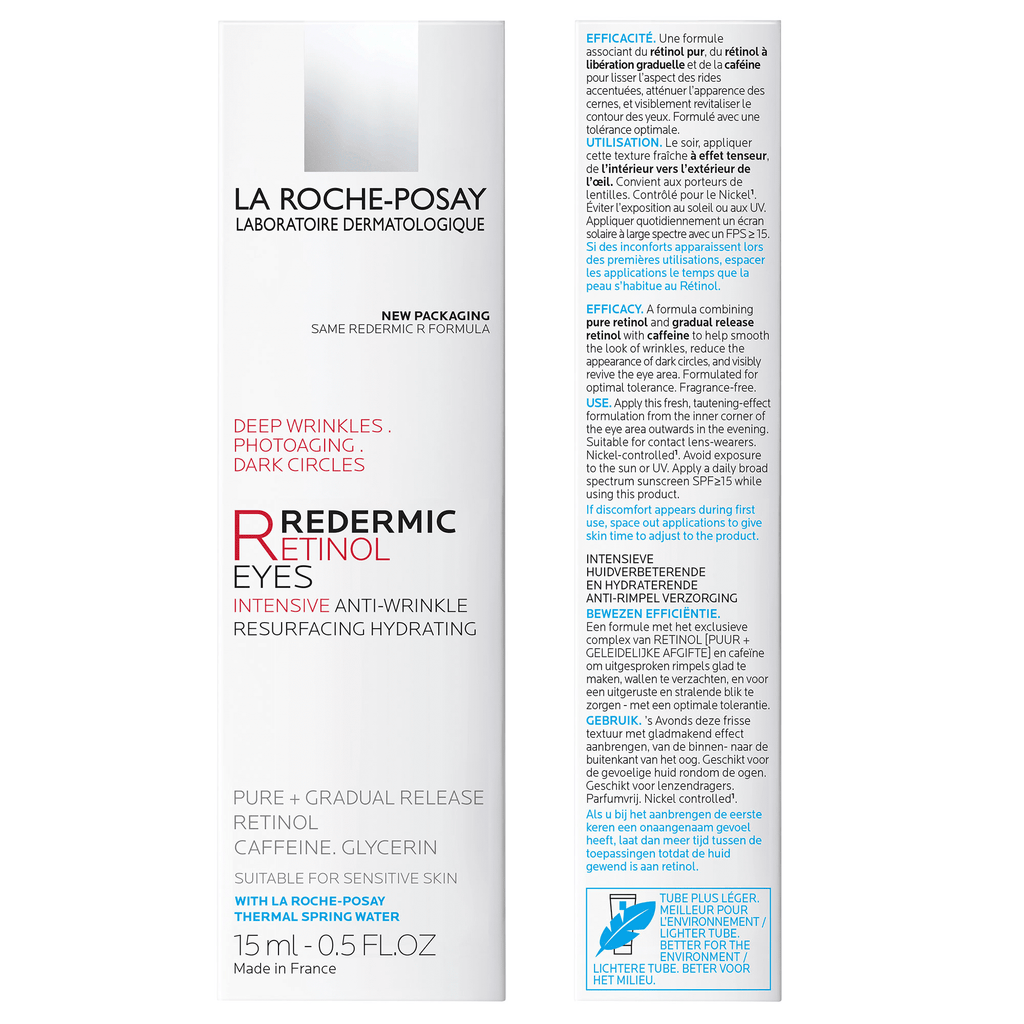 La Roche-Posay Redermic R Eyes Retinol Eye Cream, 0.5 fl oz