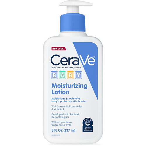 4 Pack CeraVe Baby Lotion, Paraben and Fragrance Free, 8 Ounce