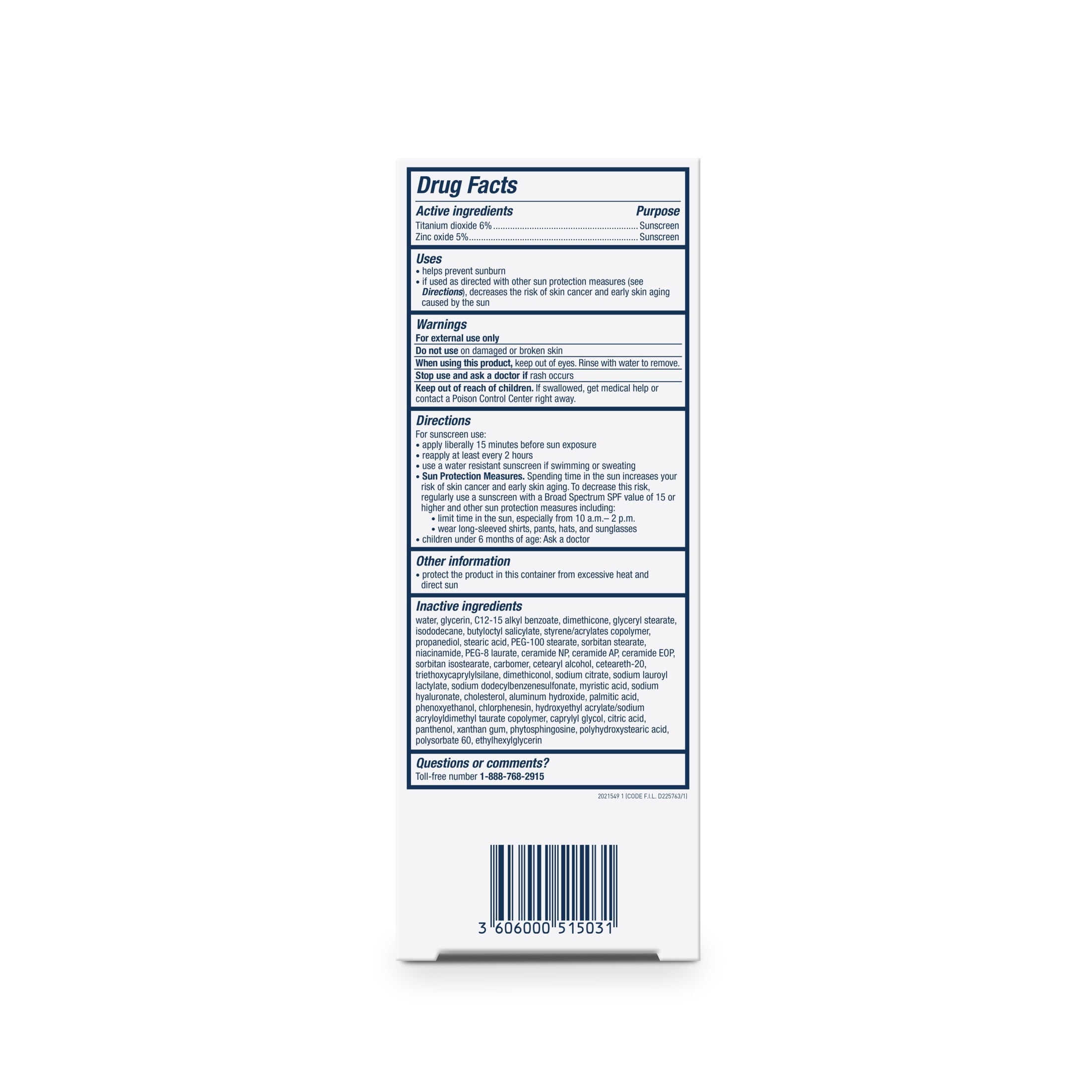 CeraVe Hydrating Mineral Sunscreen SPF 30 Face Lotion for Sensitive Skin, Kids & Adults 2.5 oz