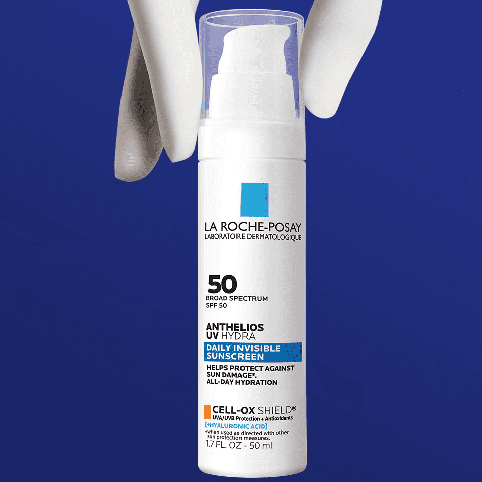 La Roche-Posay Anthelios UV Hydra Hydrating Facial Sunscreen SPF 50 with Hyaluronic Acid, 1.7 fl oz