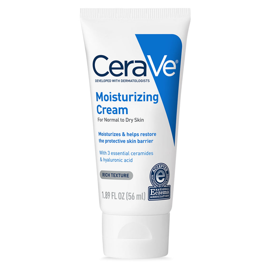 (2 pack) CeraVe Moisturizing body lotion for Normal to Dry Skin Pump & Travel Size 16 oz & 1.89 fl oz