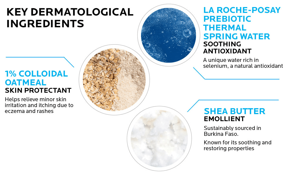 La Roche-Posay Lipikar Soothing Relief Eczema Cream, 6.76 fl oz