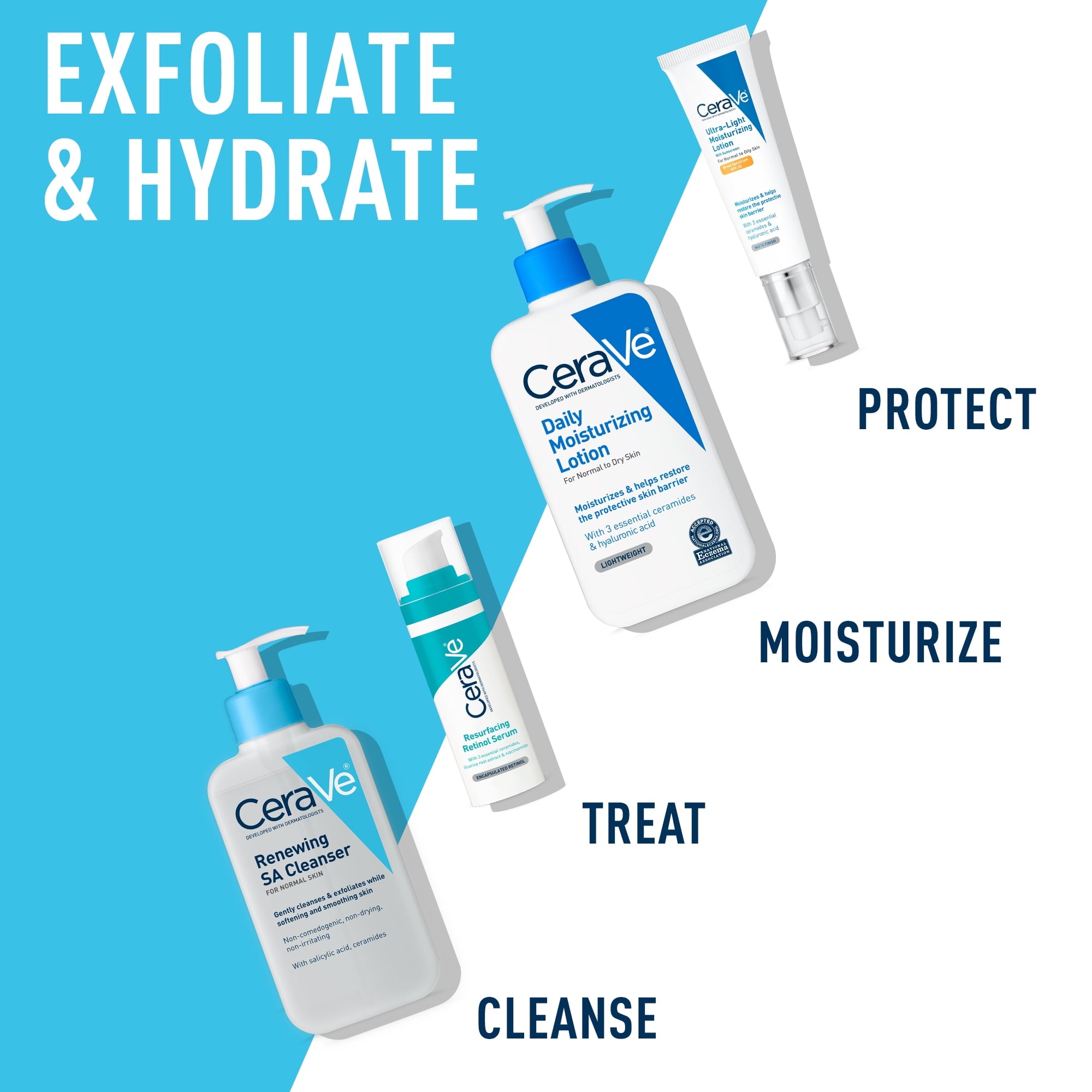 CeraVe Daily Moisturizing Lotion for Normal to Dry Skin, 8 oz.