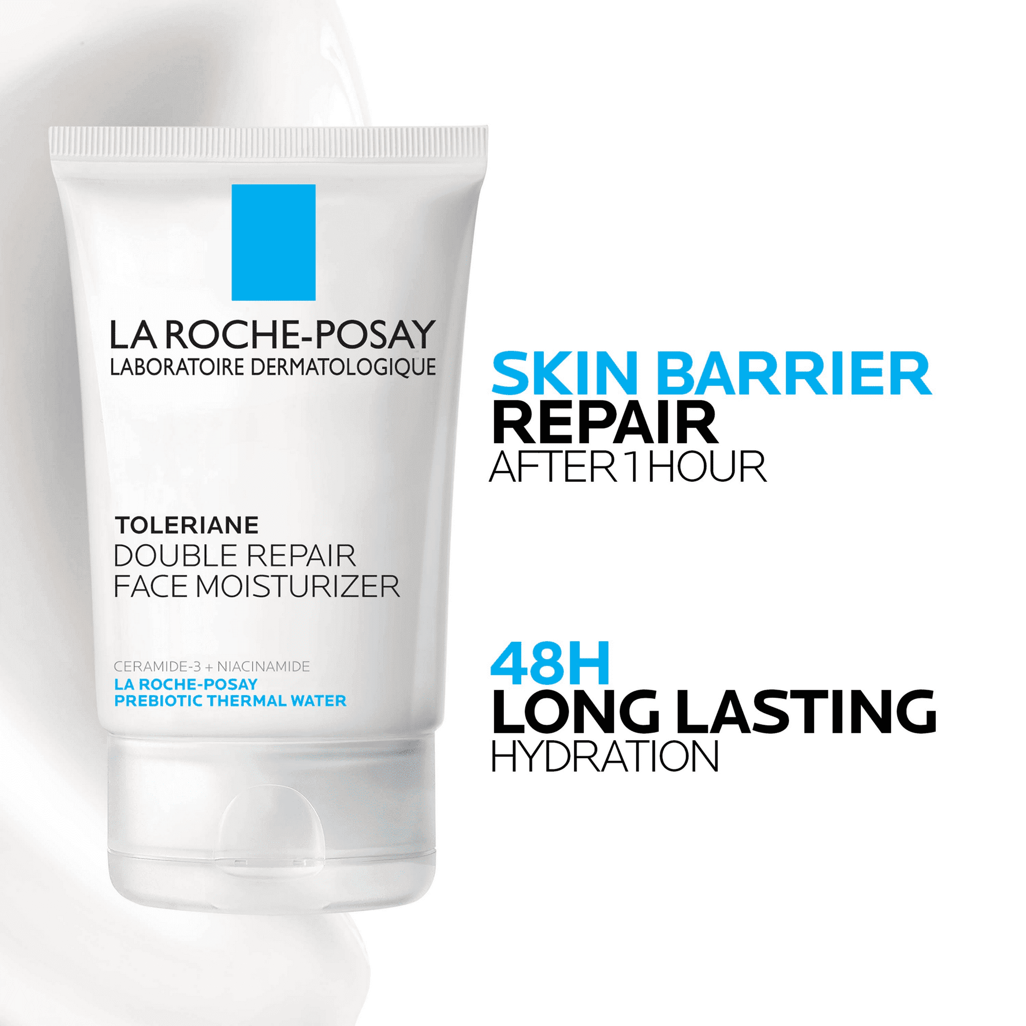 La Roche-Posay Toleriane Double Repair Face Moisturizer for Sensitive Skin, 3.38 fl oz