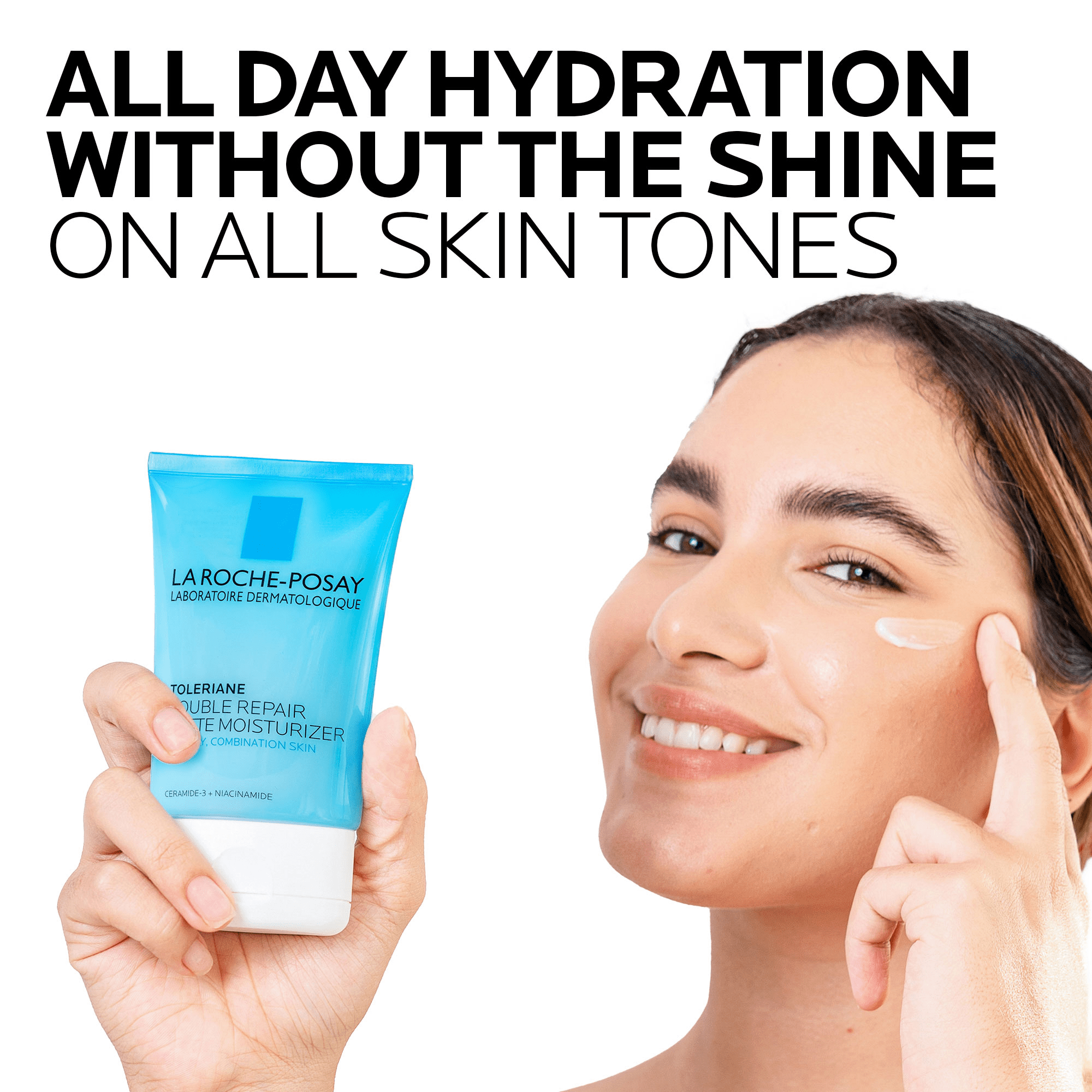 La Roche-Posay Toleriane Double Repair Oil-Free Matte Face Moisturizer for Oily Skin, 2.5 fl oz