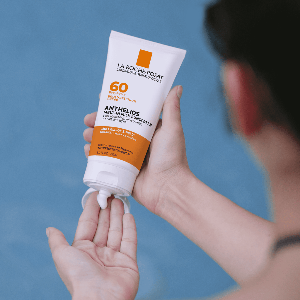 La Roche-Posay Anthelios Melt-In Milk Sunscreen SPF 60 Face and Body for All Skin Types 5.0 fl oz