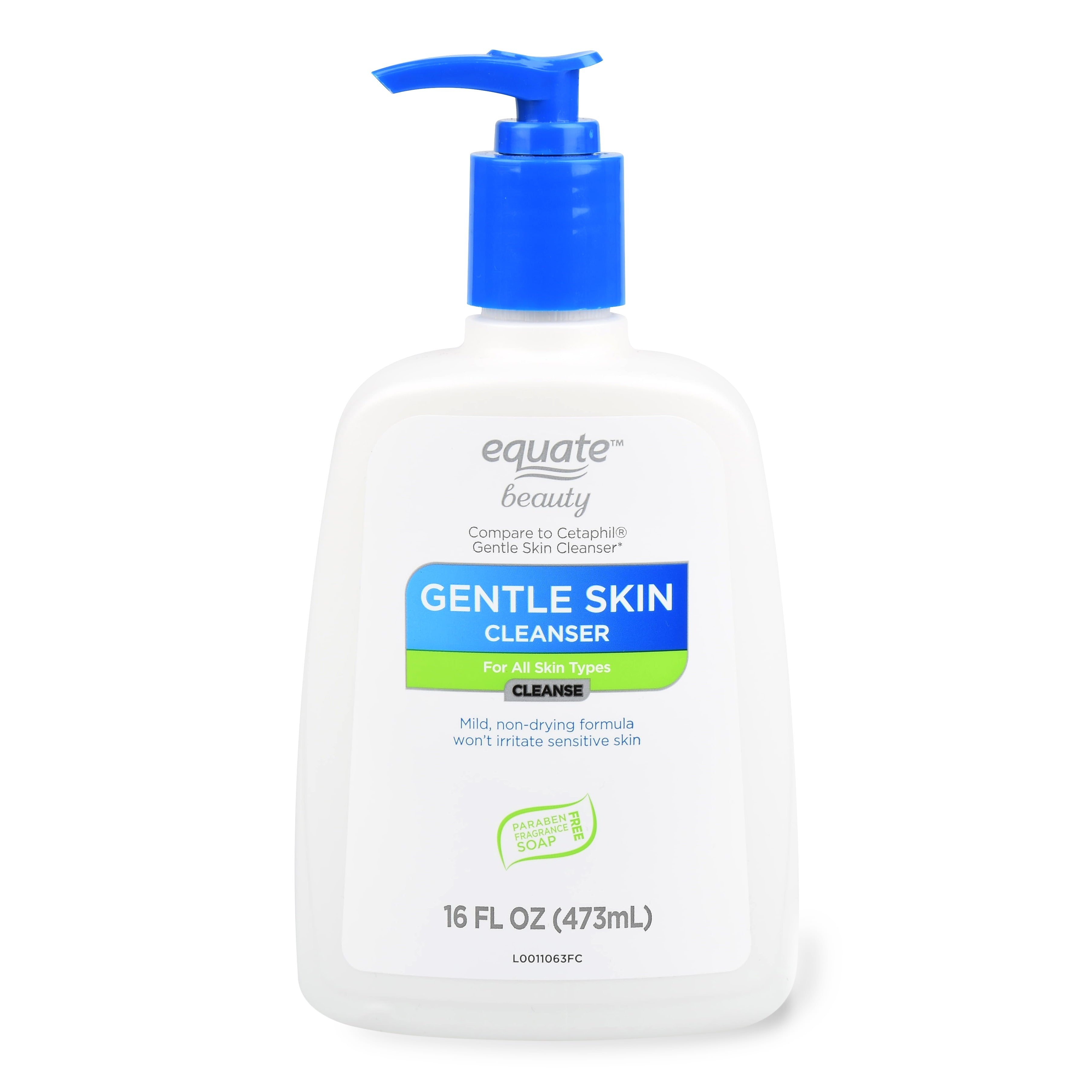 (3 pack) Equate Gentle Skin Cleanser for All Skin Types, 16 fl oz