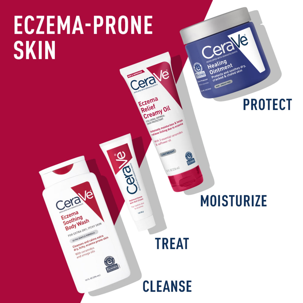 CeraVe Eczema Creamy Oil for Dry, Itchy Skin, 8 oz