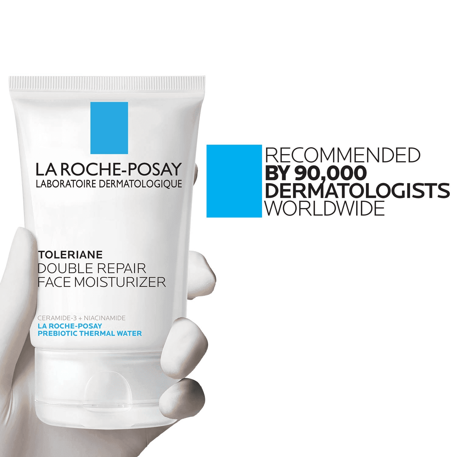 La Roche-Posay Toleriane Double Repair Face Moisturizer for Sensitive Skin, 3.38 fl oz