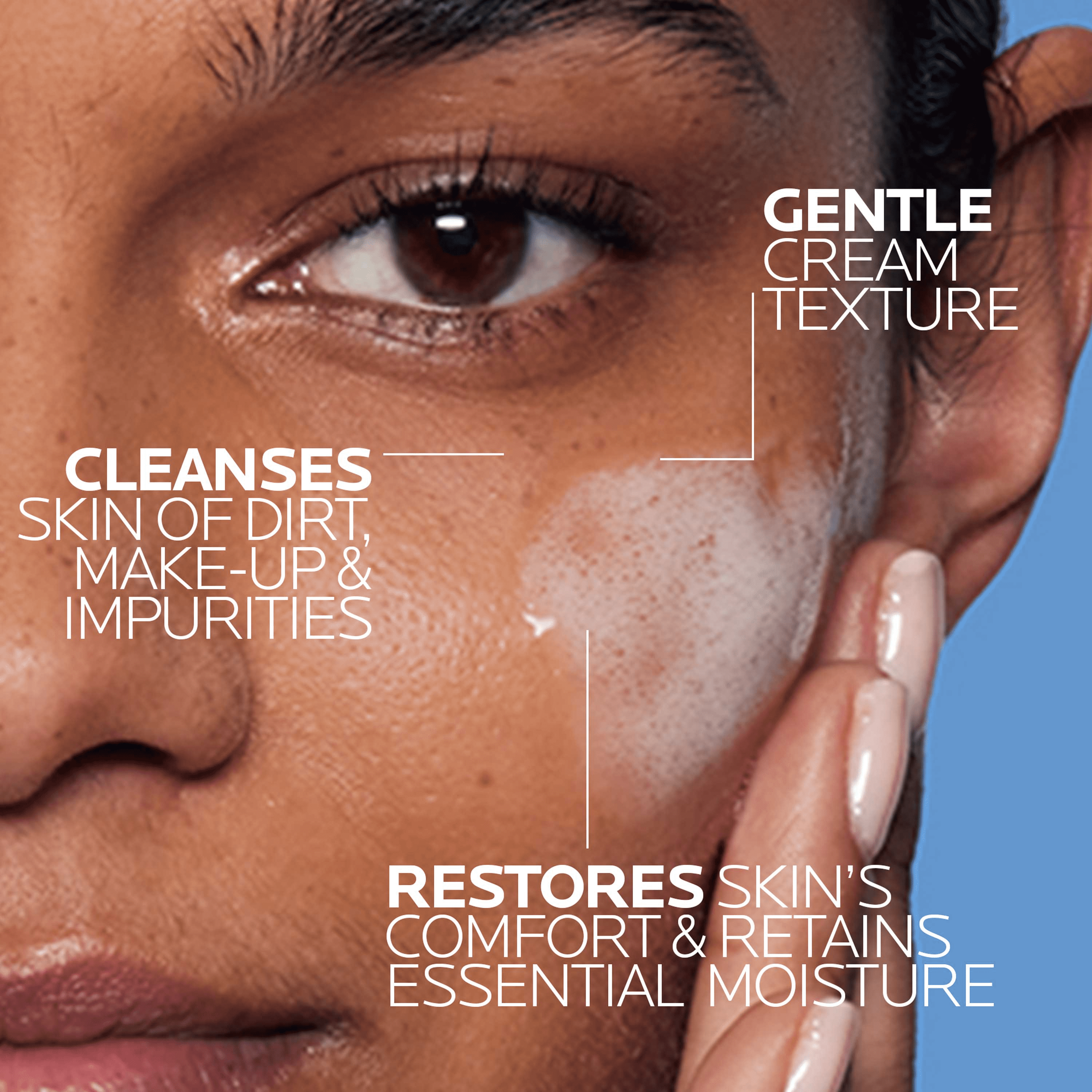 La Roche-Posay Toleriane Hydrating Gentle Face Cleanser, Daily Face Wash for Dry Sensitive Skin, 13.52 fl oz
