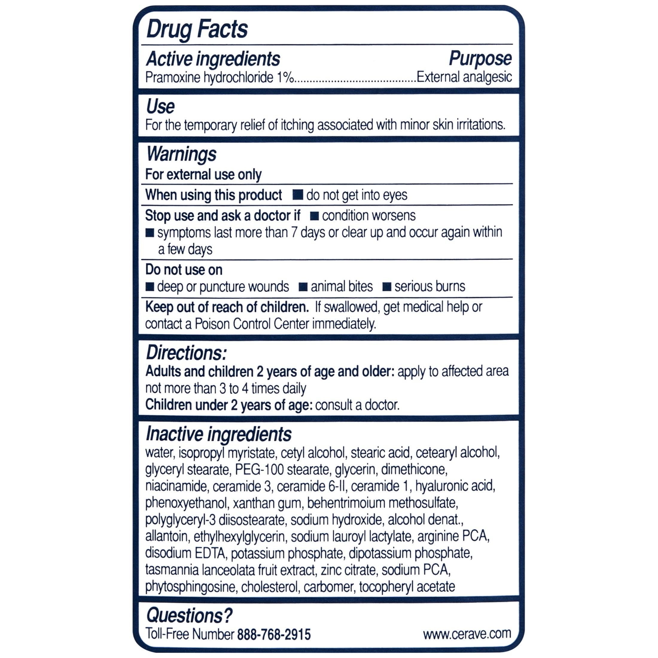 CeraVe Itch Relief Moisturizing Body Lotion, Steroid-Free Treatment for Dry & Itchy Skin 8 fl oz