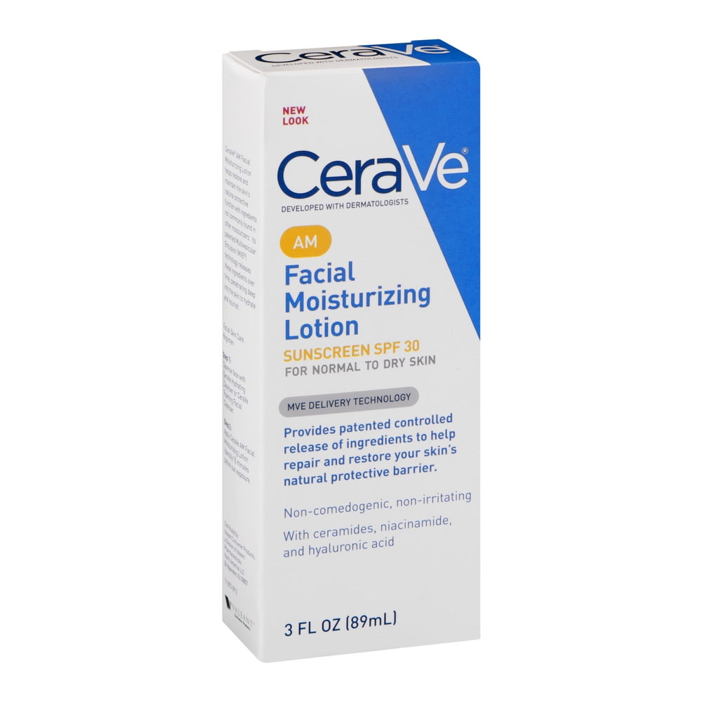 CeraVe Moisturizing Facial Lotion AM, SPF 30, 3 Ounce []