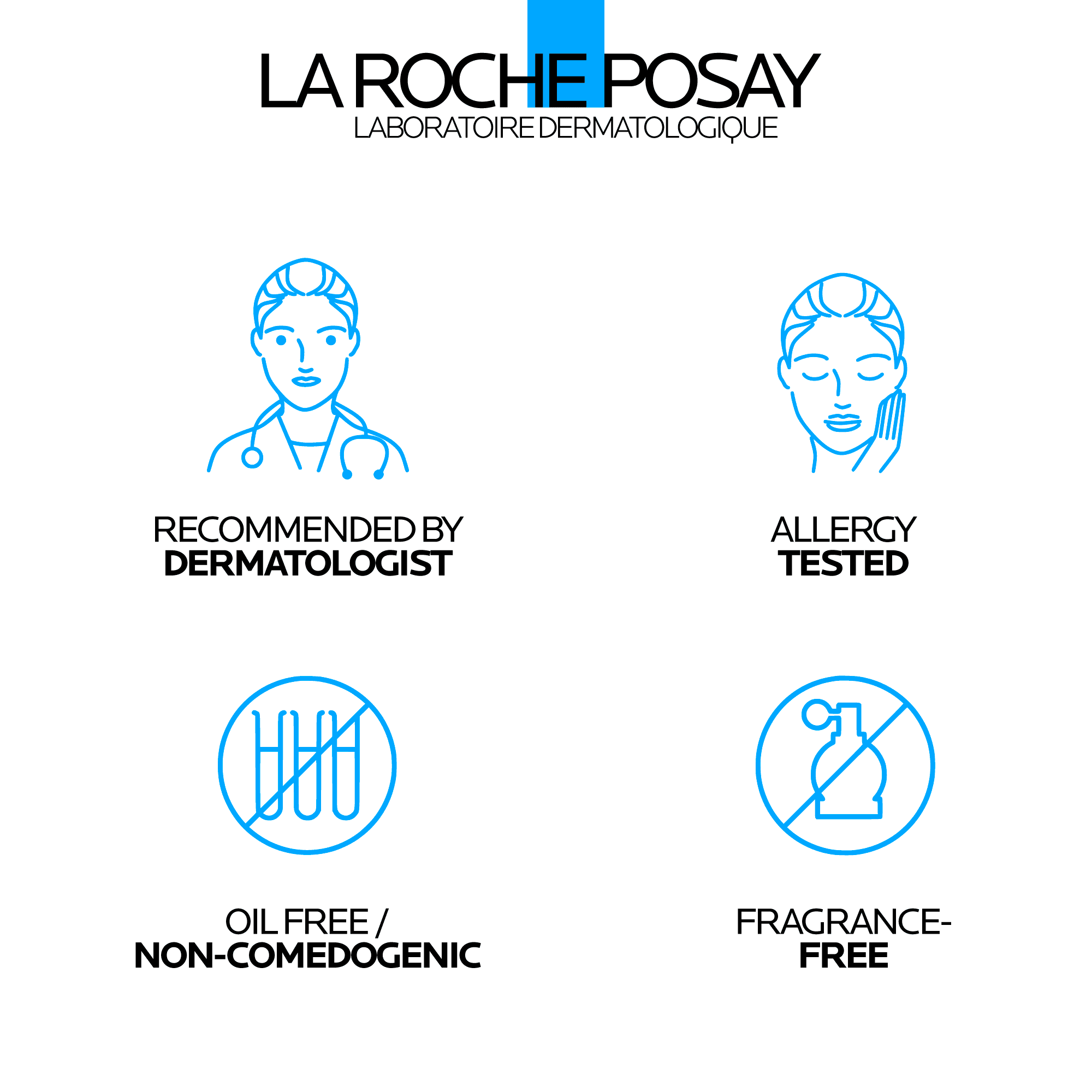 La Roche-Posay Toleriane Double Repair Oil-Free Matte Face Moisturizer SPF 30 for Oily Skin, 3.38 fl oz