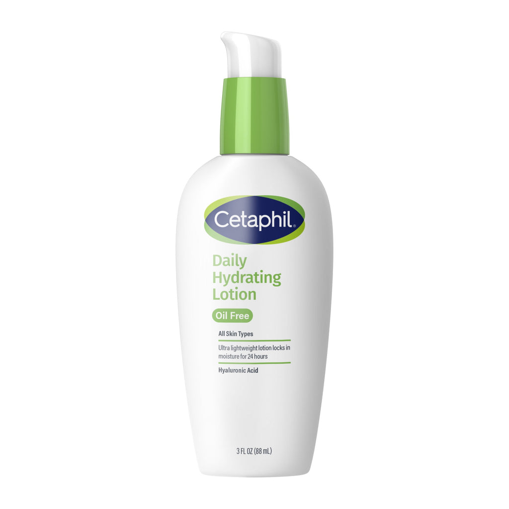 Cetaphil Daily Oil Free Hydrating Body Lotion with Hyaluronic Acid, 3 fl oz