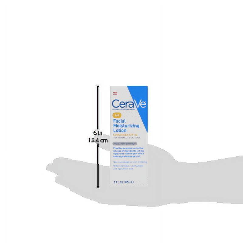 CeraVe Moisturizing Facial Lotion AM, SPF 30, 3 Ounce []