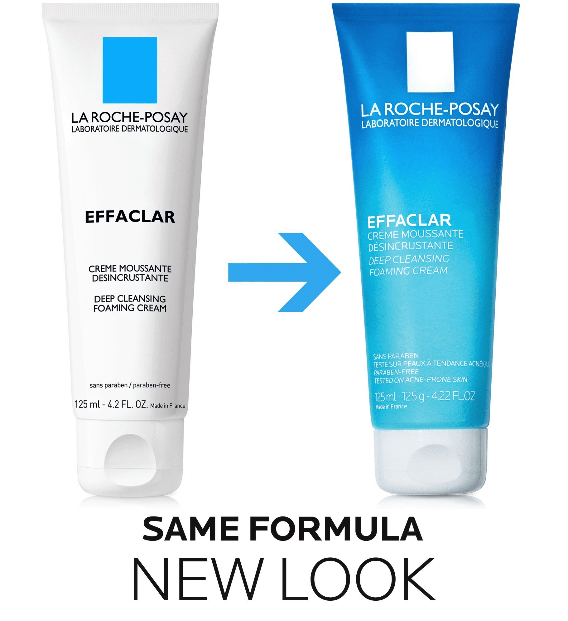 La Roche-Posay Effaclar Cream Cleanser for Oily Skin, 4.22 fl oz