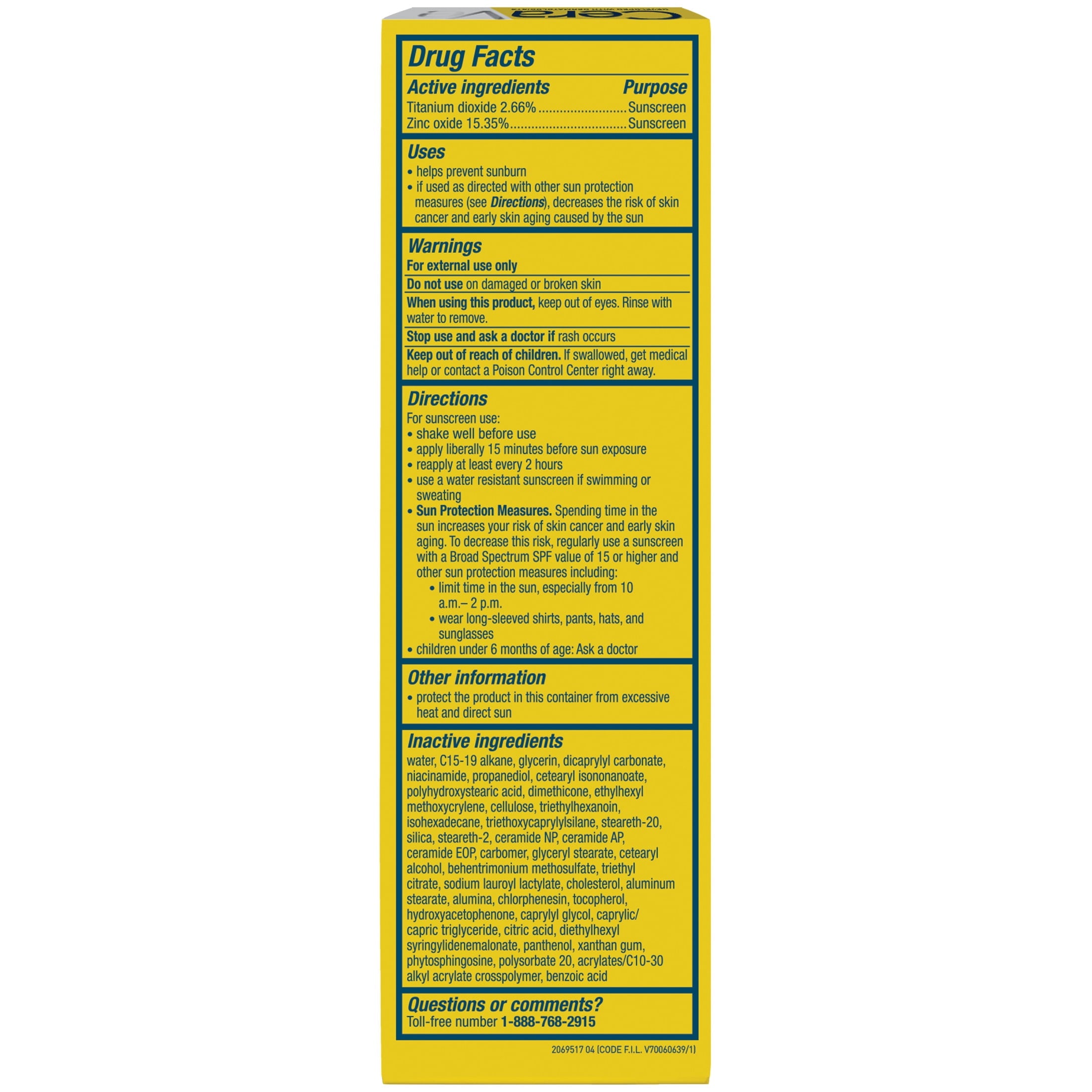 CeraVe Invisible Mineral Sunscreen SPF 50 Face Lotion 1.62 oz