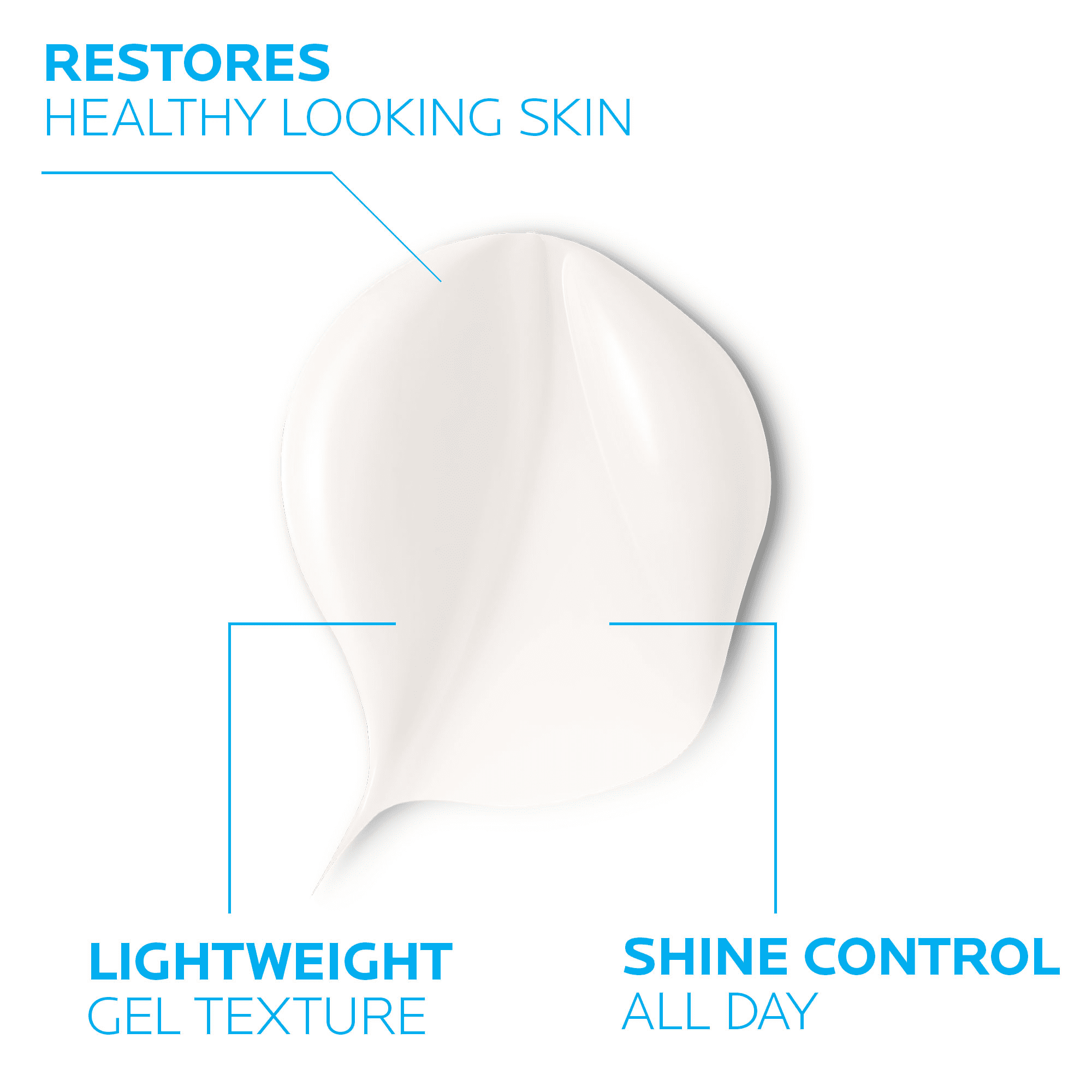 La Roche-Posay Toleriane Double Repair Oil-Free Matte Face Moisturizer for Oily Skin, 2.5 fl oz